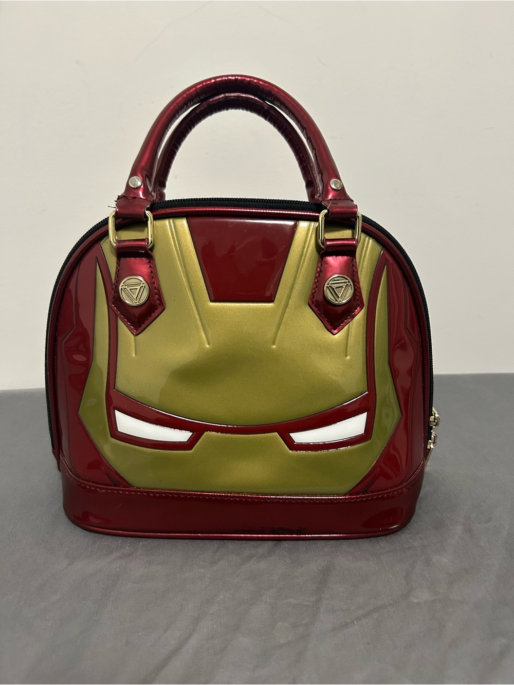 Loungefly Marvel Iron Man Dome Purse Handbag Red Gold